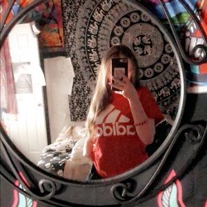 red adidas shirt🌹